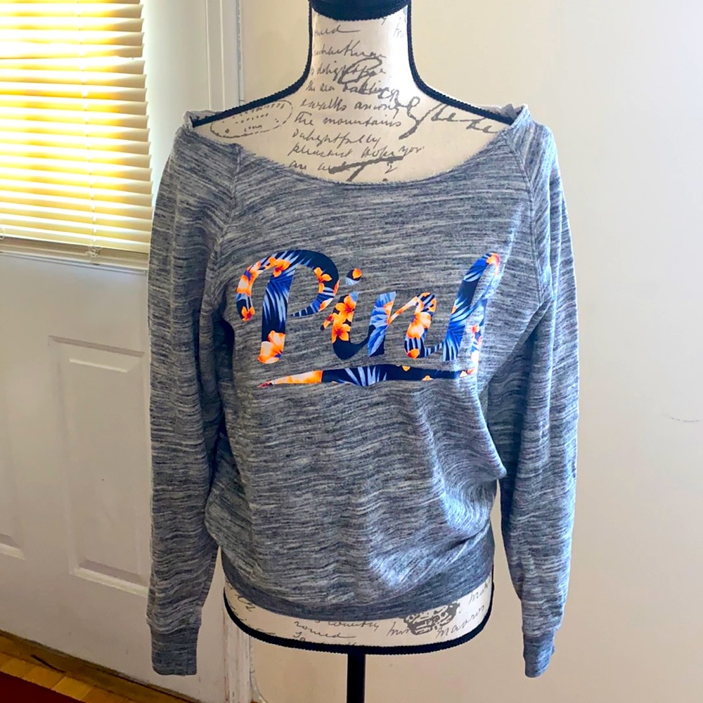 PINK Victoria’s Secret boat neck sweater